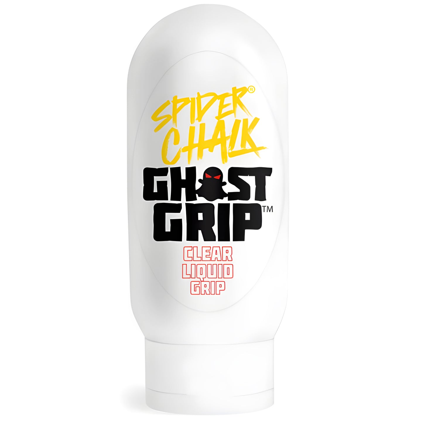 white tottle bottle of clear liquid hand chalk for gym, climbing