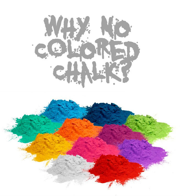 Why No Colored Sports Chalk?