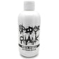 A white bottle labeled "Spider Chalk White Widow Extreme Liquid Chalk" with black text and graphic elements.