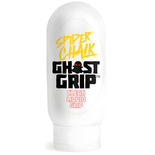 white tottle bottle of clear liquid hand chalk for gym, climbing