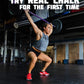 female lifter overhead squatting a barbell for weightlifting