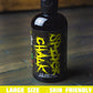 large black 8oz bottle of spider chalk liquid gym chalk