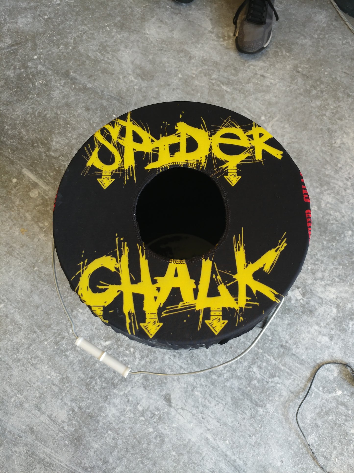 Spider Chalk Bucket Topper